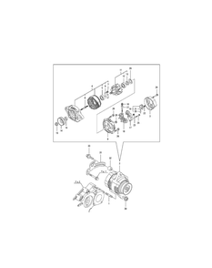 Part Location Diagram of CY-129052-79270 MTD Holder, Brush
